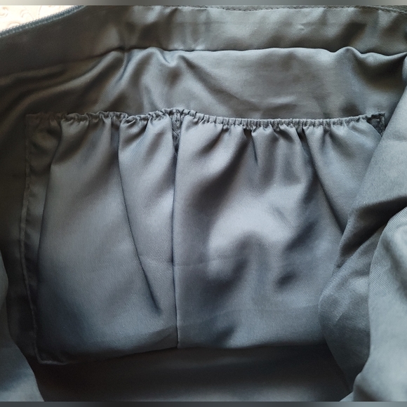 The SAK crochet purse blue w/brown/silver nwot - Picture 15 of 16